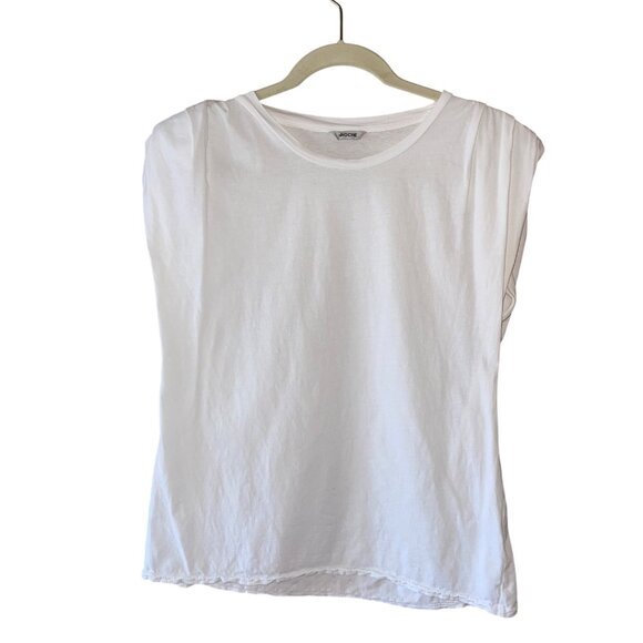 St. Roche Womens Tank Size Medium White Echo Padded Shoulder Pure Cotton - Picture 1 of 8